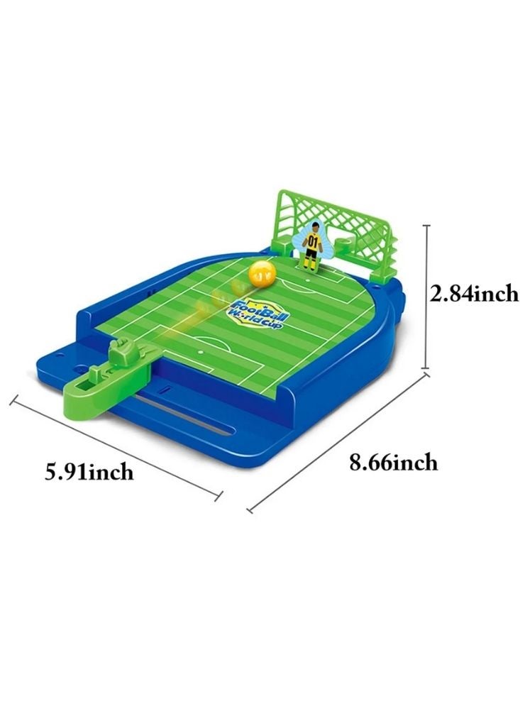 بريميم لعبة كرة قدم مصغرة للأطفال - مجموعة لعب كرة قدم يدوية مع مرمى وكرة، لعبة رياضية داخلية لردود فعل سريعة ولعب ممتع - Image 4
